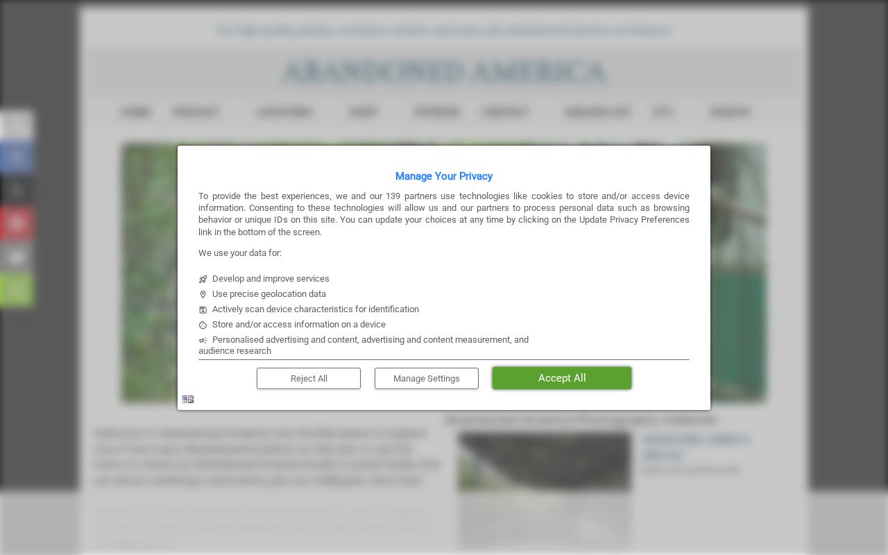 Screenshot of Abandoned America