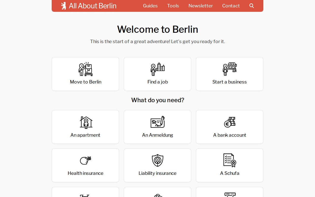Screenshot of All About Berlin