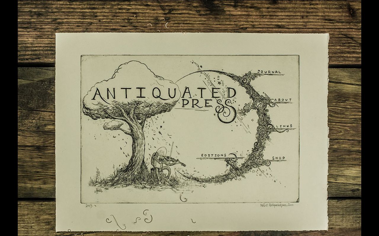 Screenshot of Antiquated Press