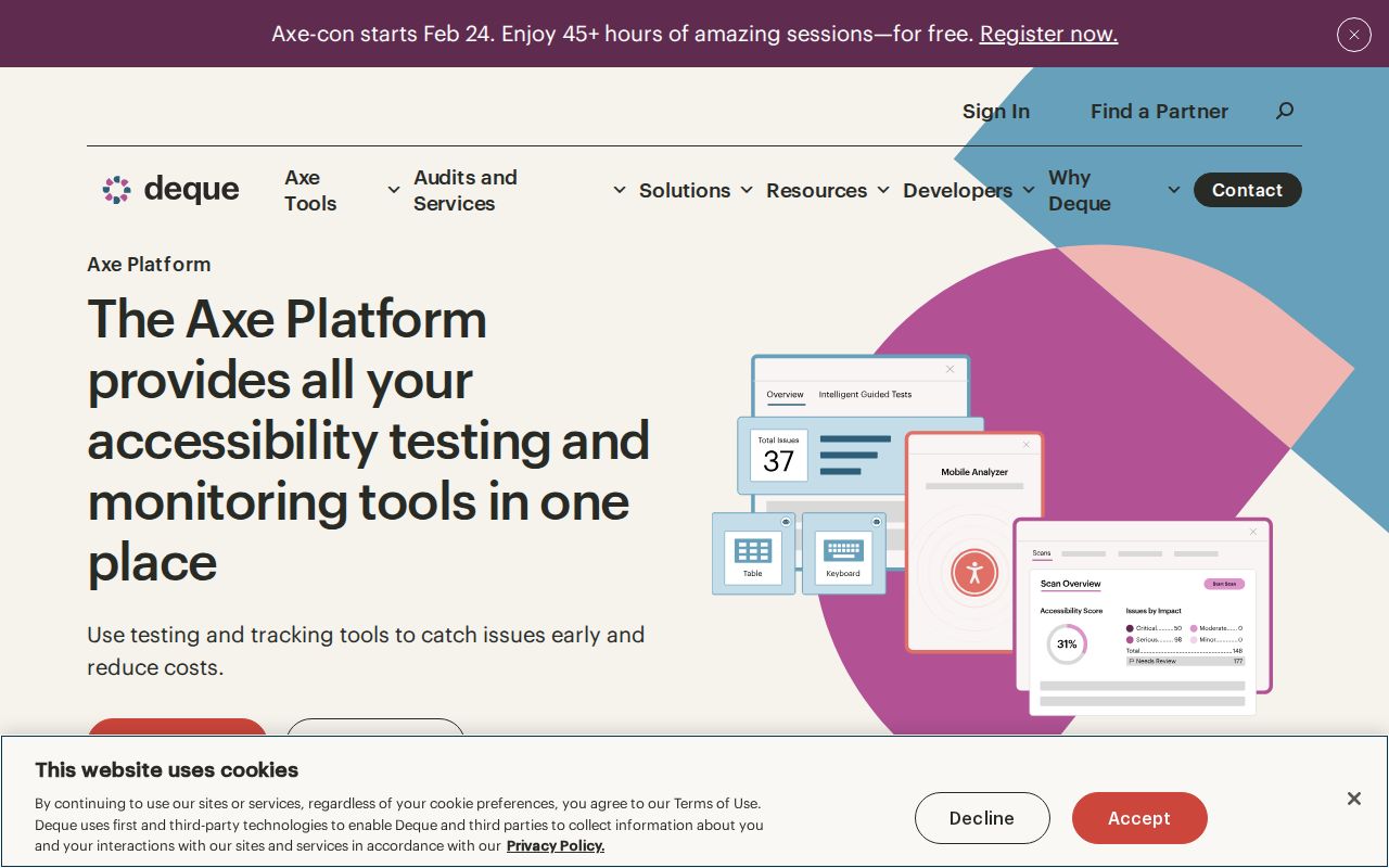 Screenshot of axe Accessibility