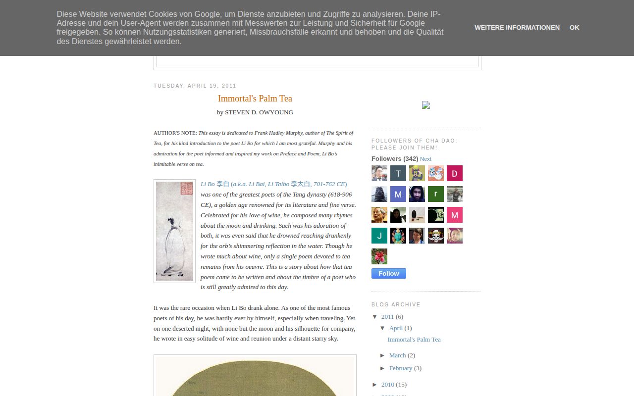 Screenshot of Cha Dao