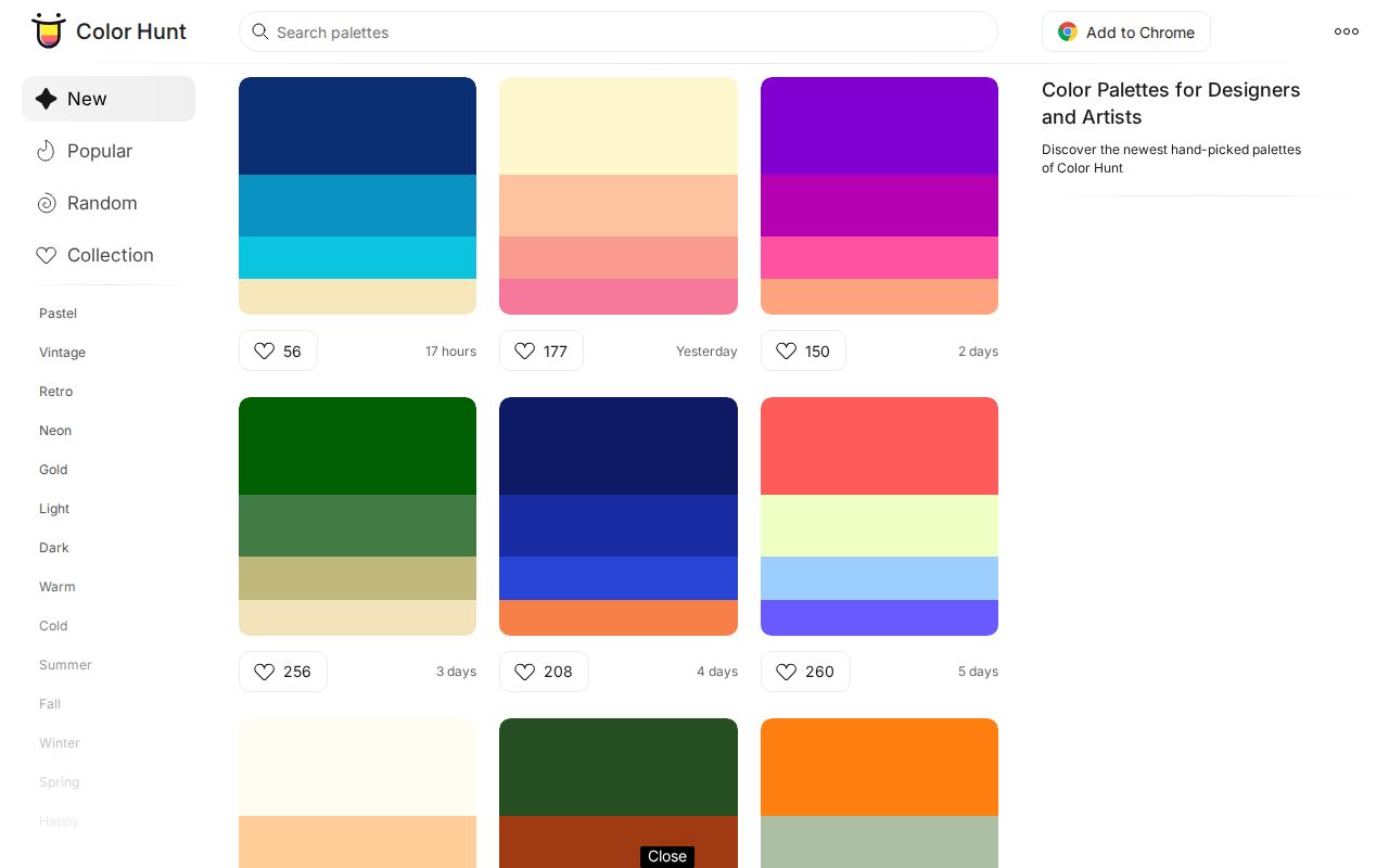 Screenshot of Color Hunt