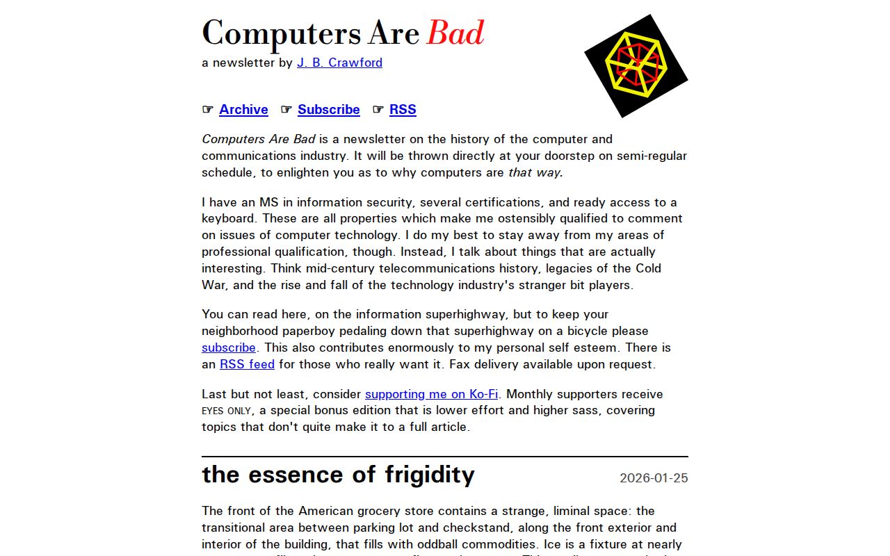 Screenshot of computer.rip