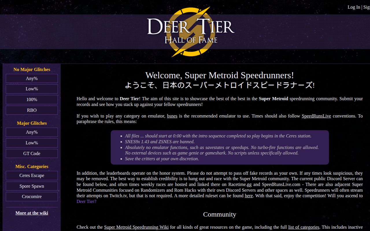 Screenshot of Deer Tier