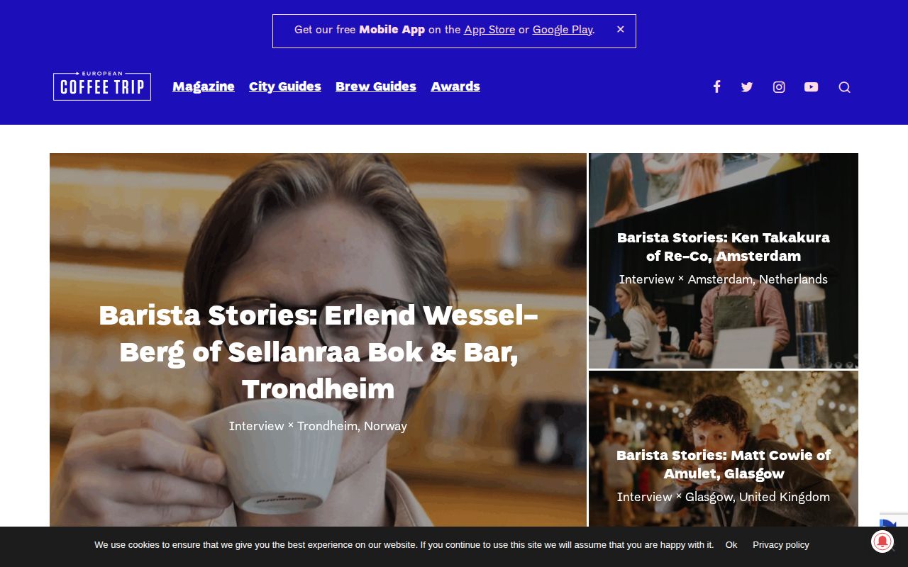 Screenshot of European Coffee Trip