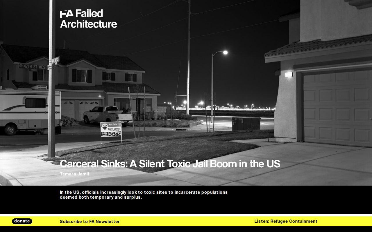 Screenshot of Failed Architecture