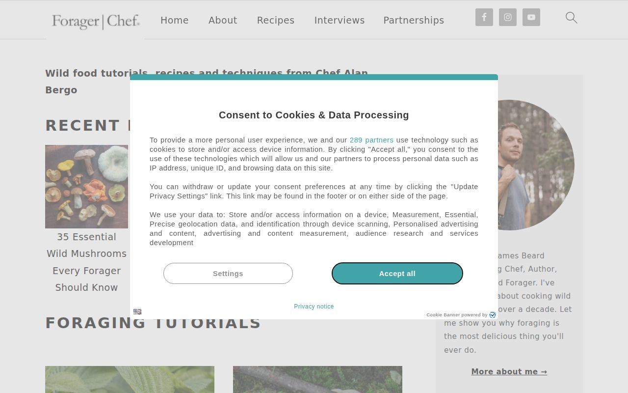 Screenshot of Forager Chef