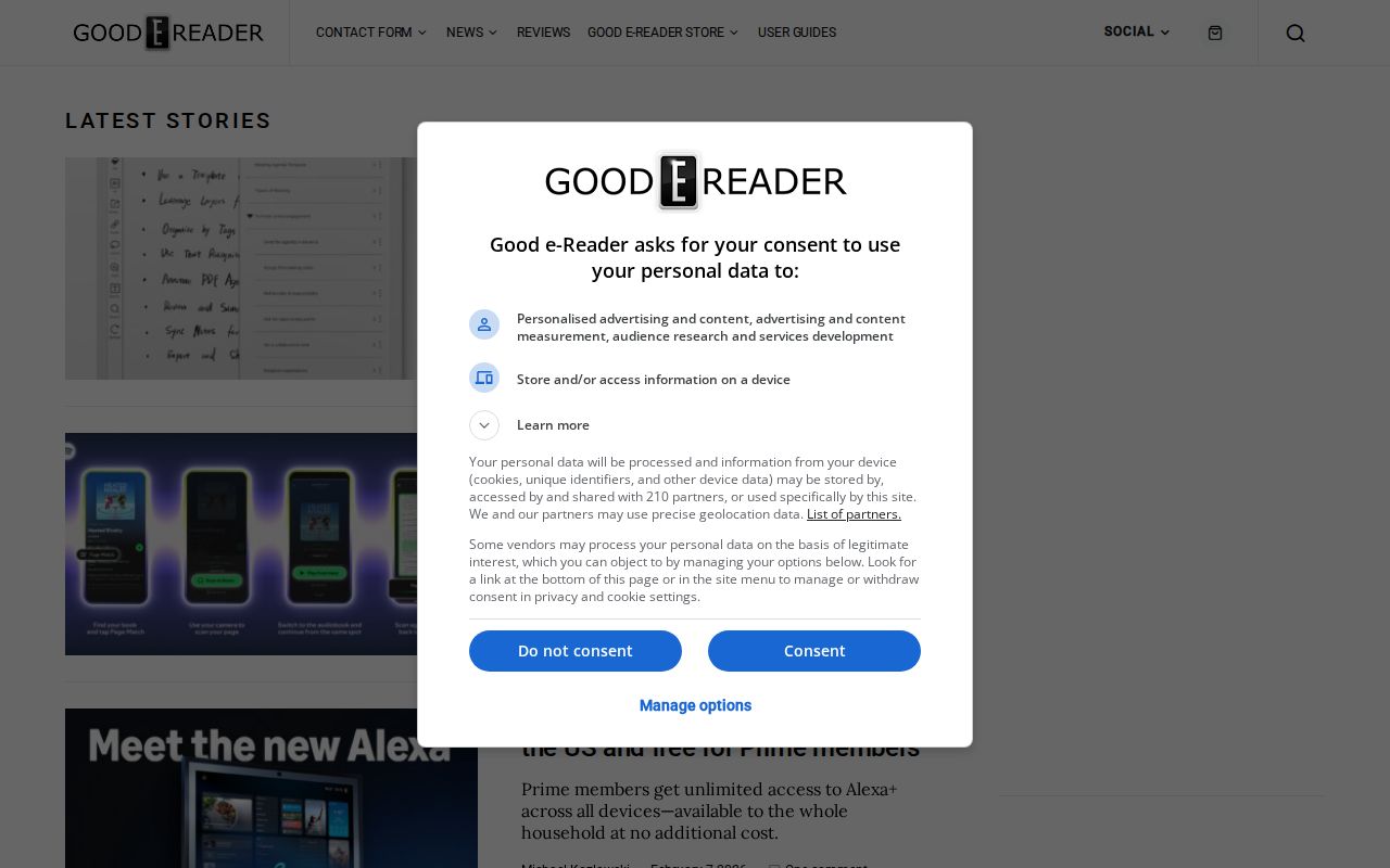 Screenshot of Good e-Reader