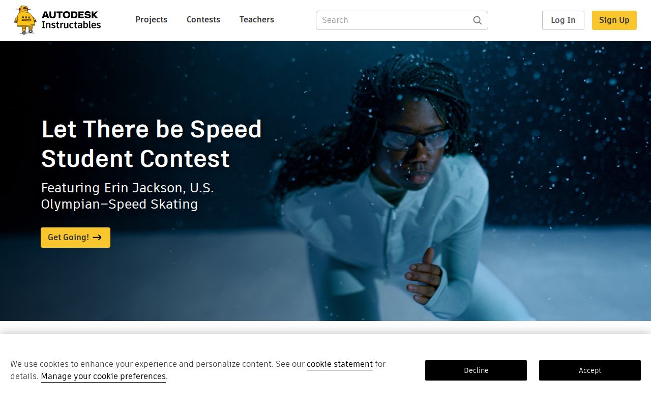 Screenshot of Instructables