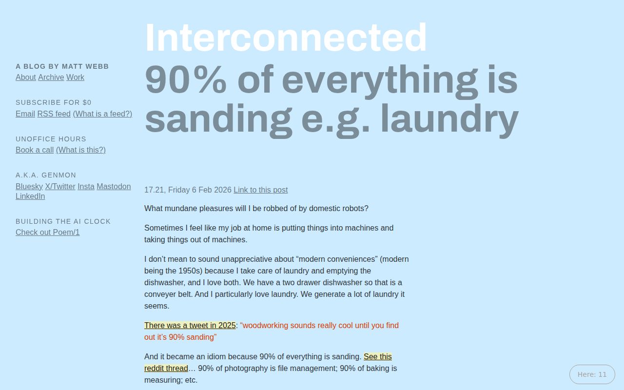 Screenshot of Interconnected