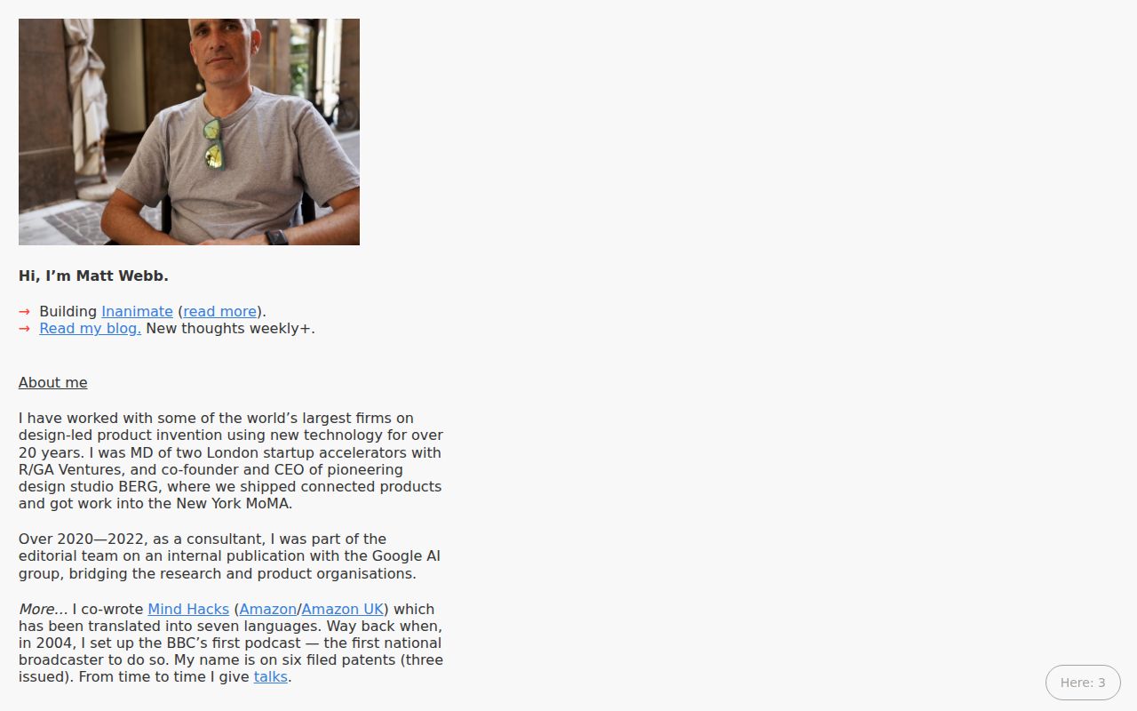 Screenshot of Interconnected