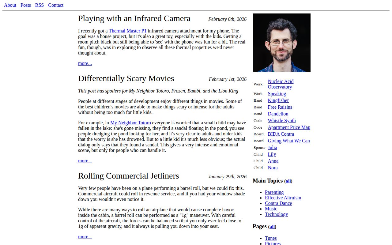 Screenshot of Jeff Kaufman