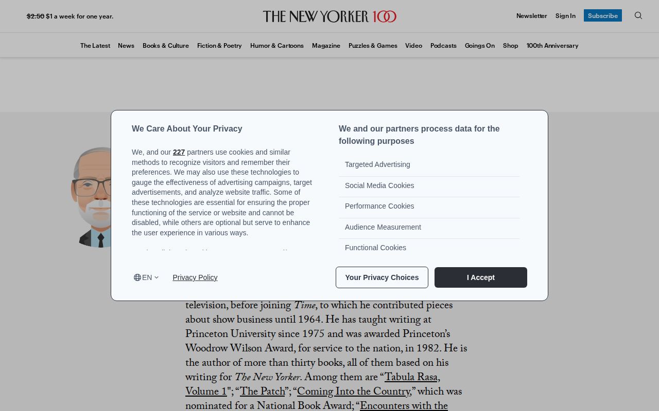 Screenshot of John McPhee Archive