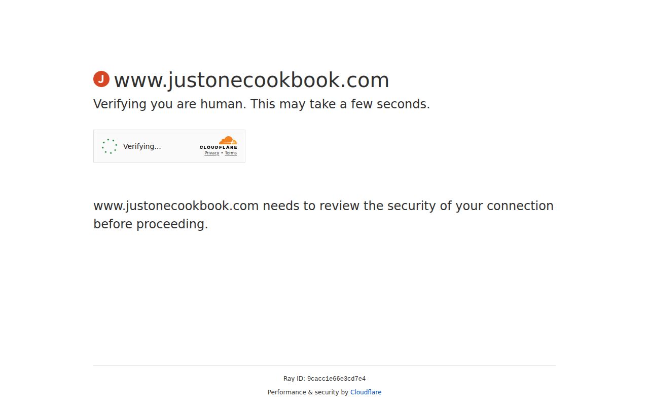 Screenshot of Just One Cookbook