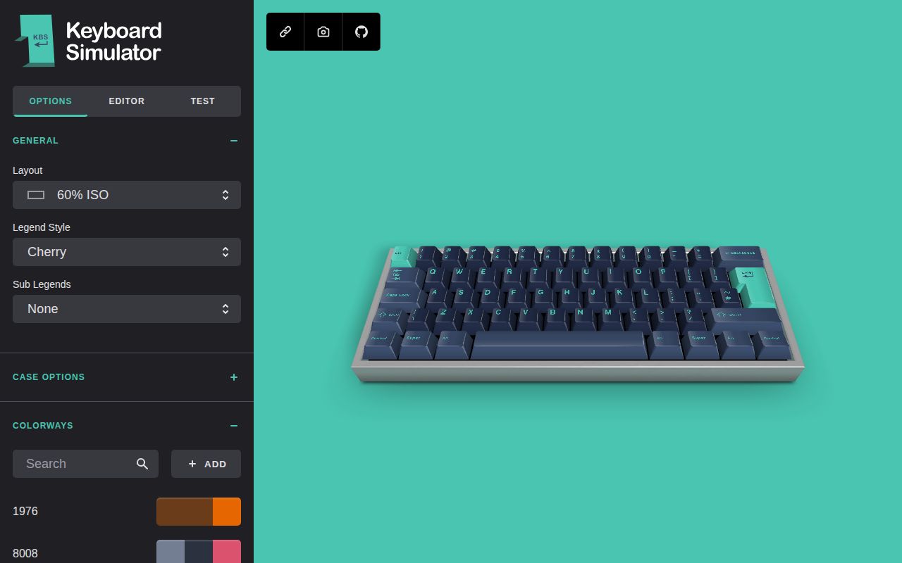 Screenshot of Keyboard Simulator