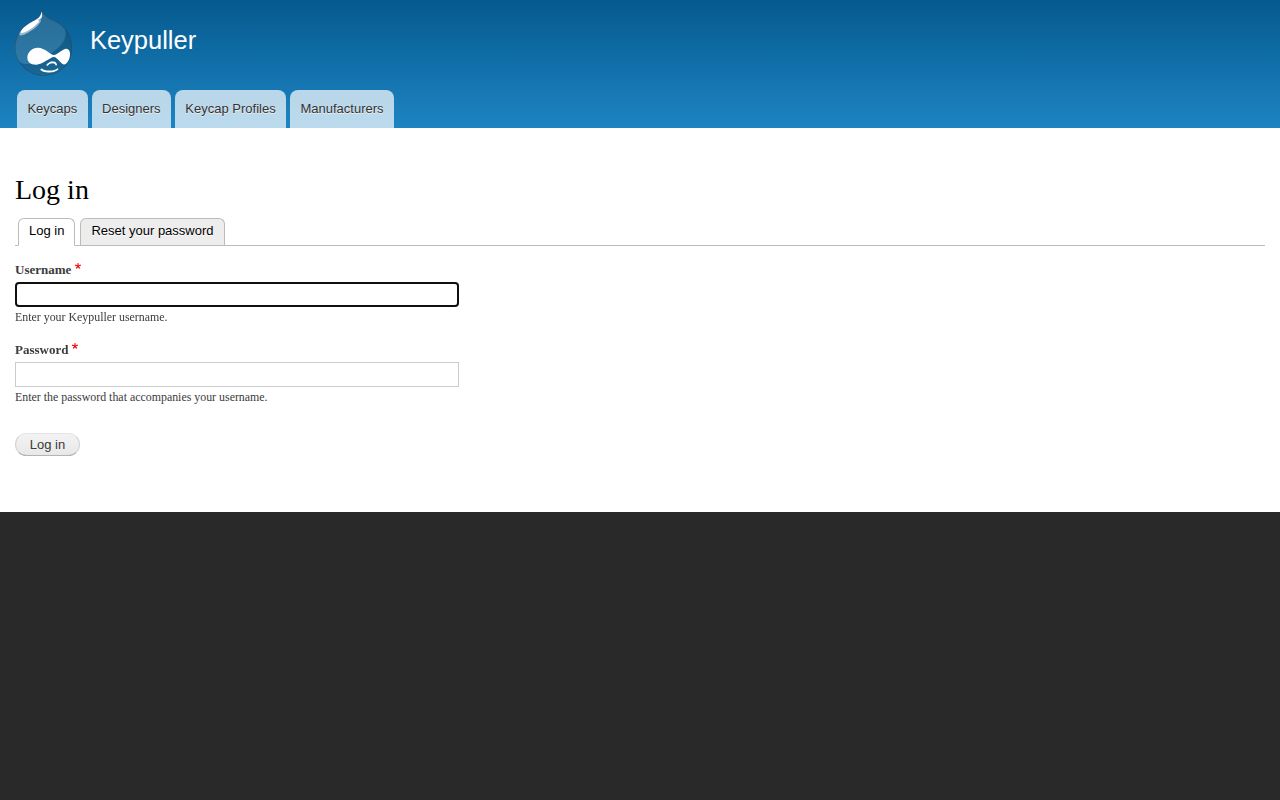 Screenshot of KeyPuller