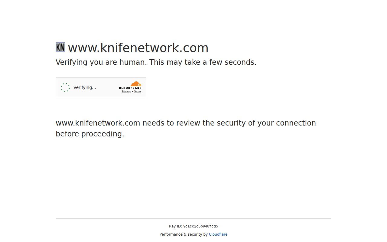 Screenshot of Knife Network