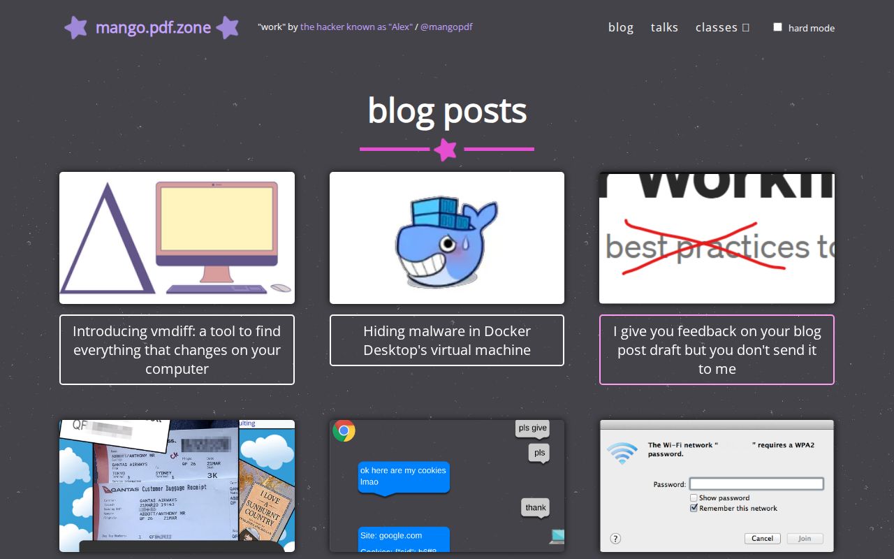 Screenshot of mango.pdf.zone