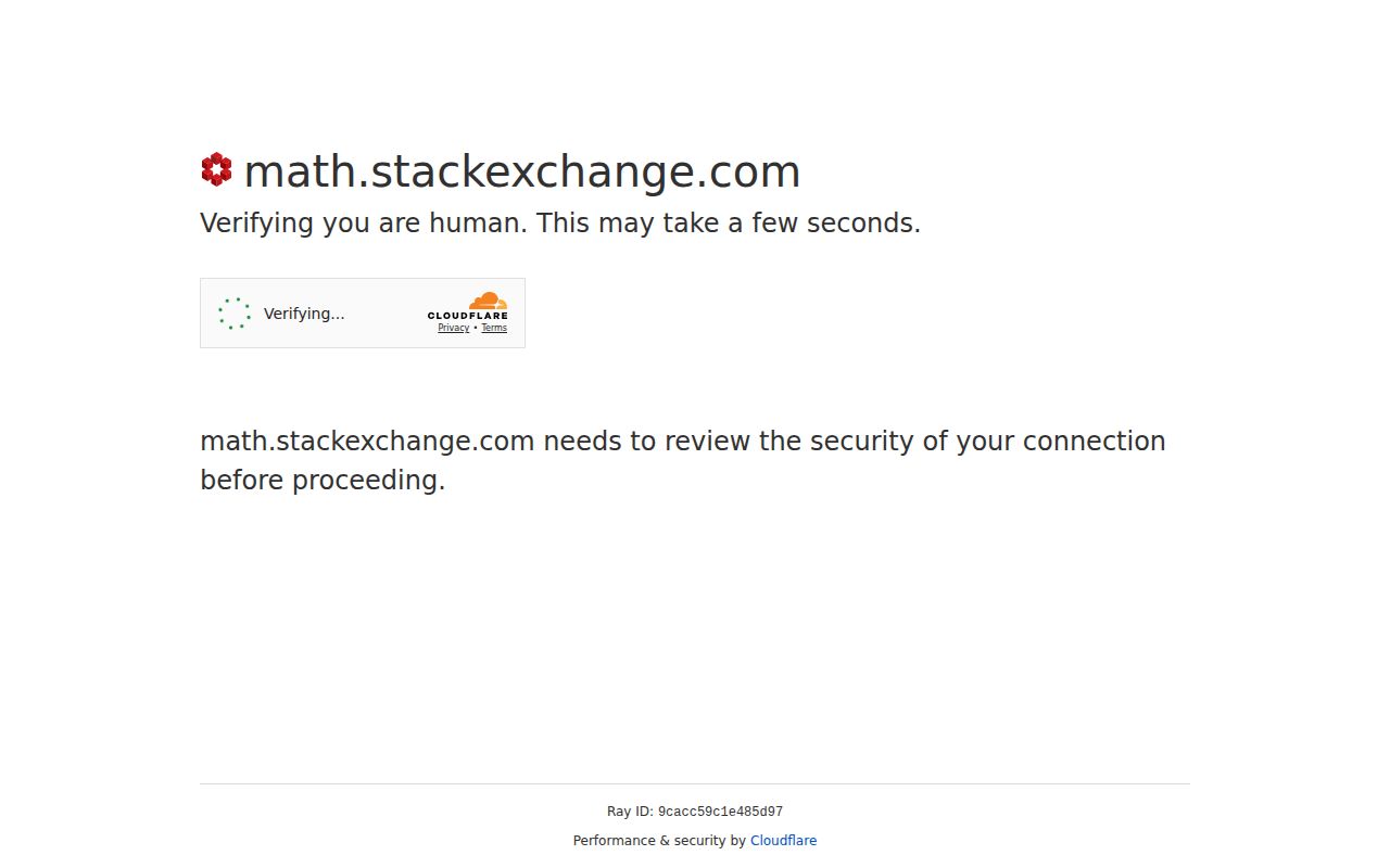 Screenshot of Mathematics Stack Exchange
