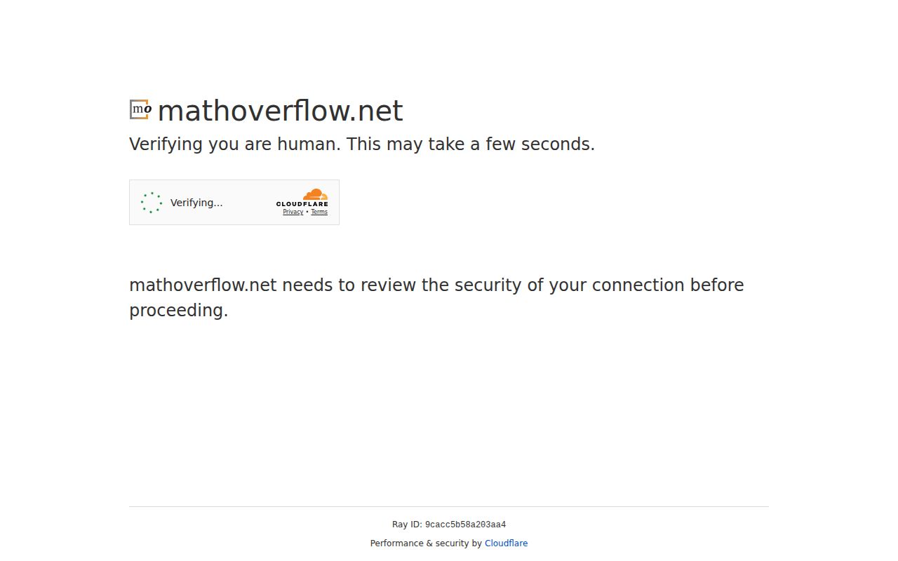 Screenshot of MathOverflow