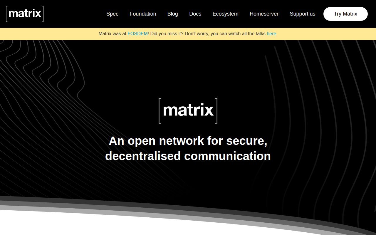 Screenshot of Matrix