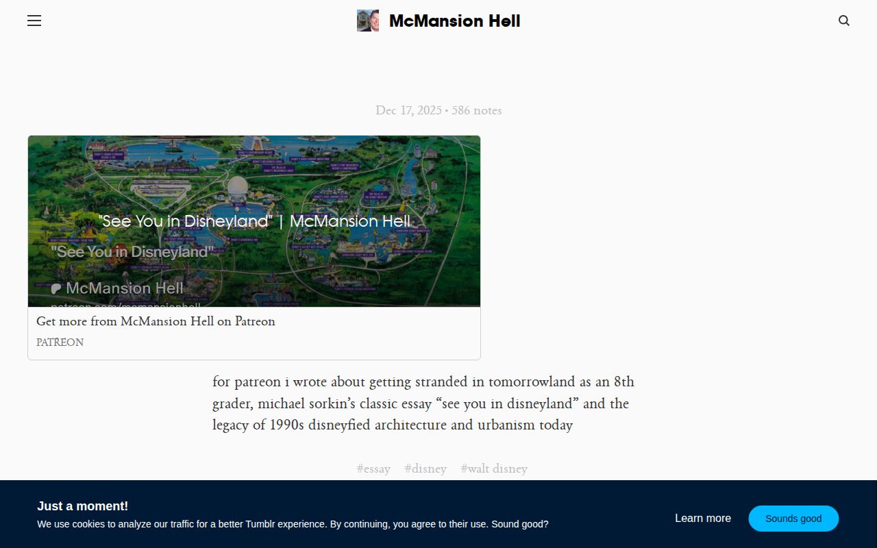 Screenshot of McMansion Hell