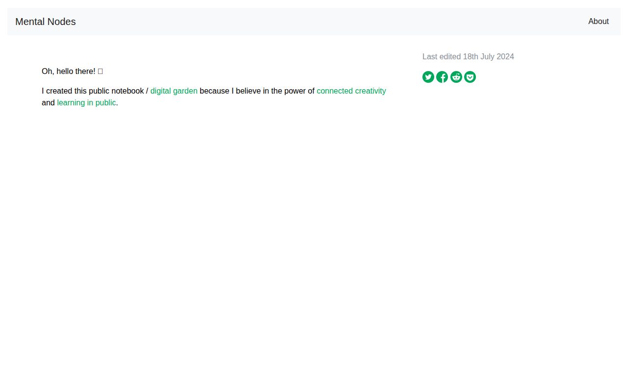 Screenshot of Mental Nodes