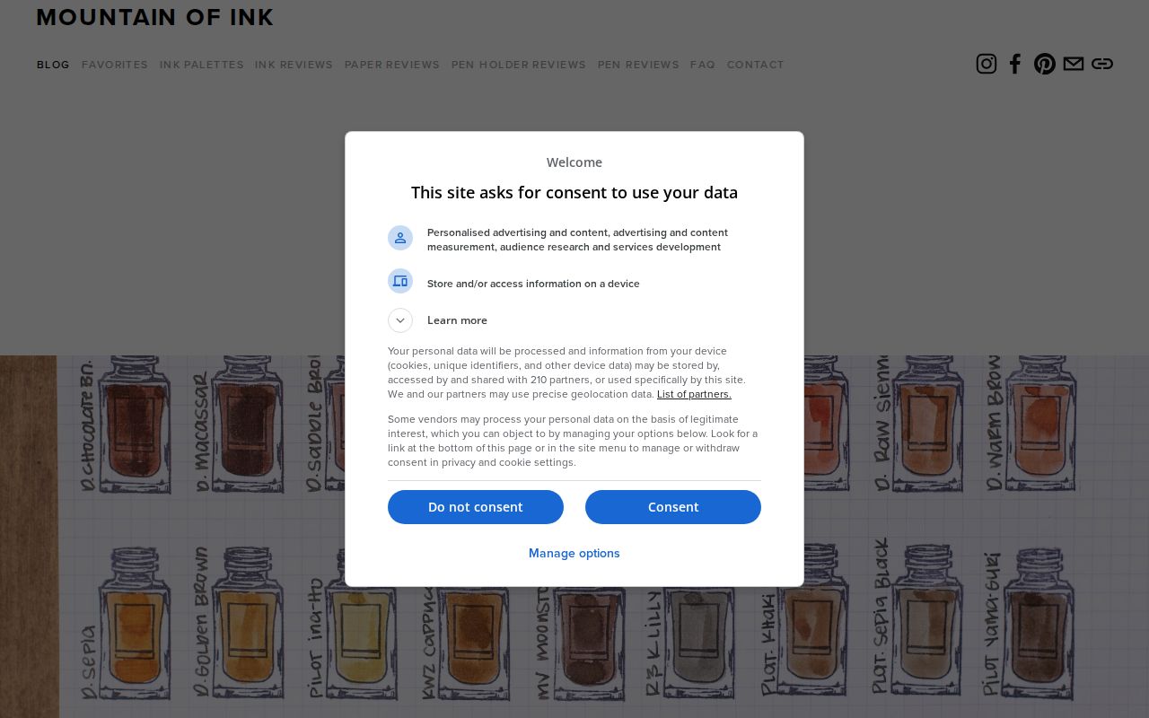 Screenshot of Mountain of Ink