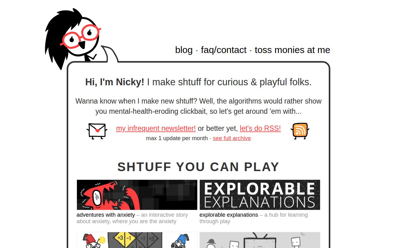 Screenshot of Nicky Case