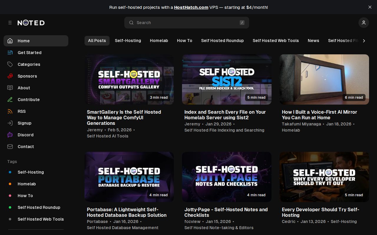 Screenshot of noted.lol