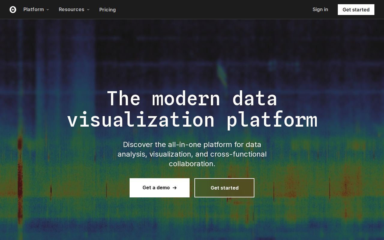 Screenshot of Observable