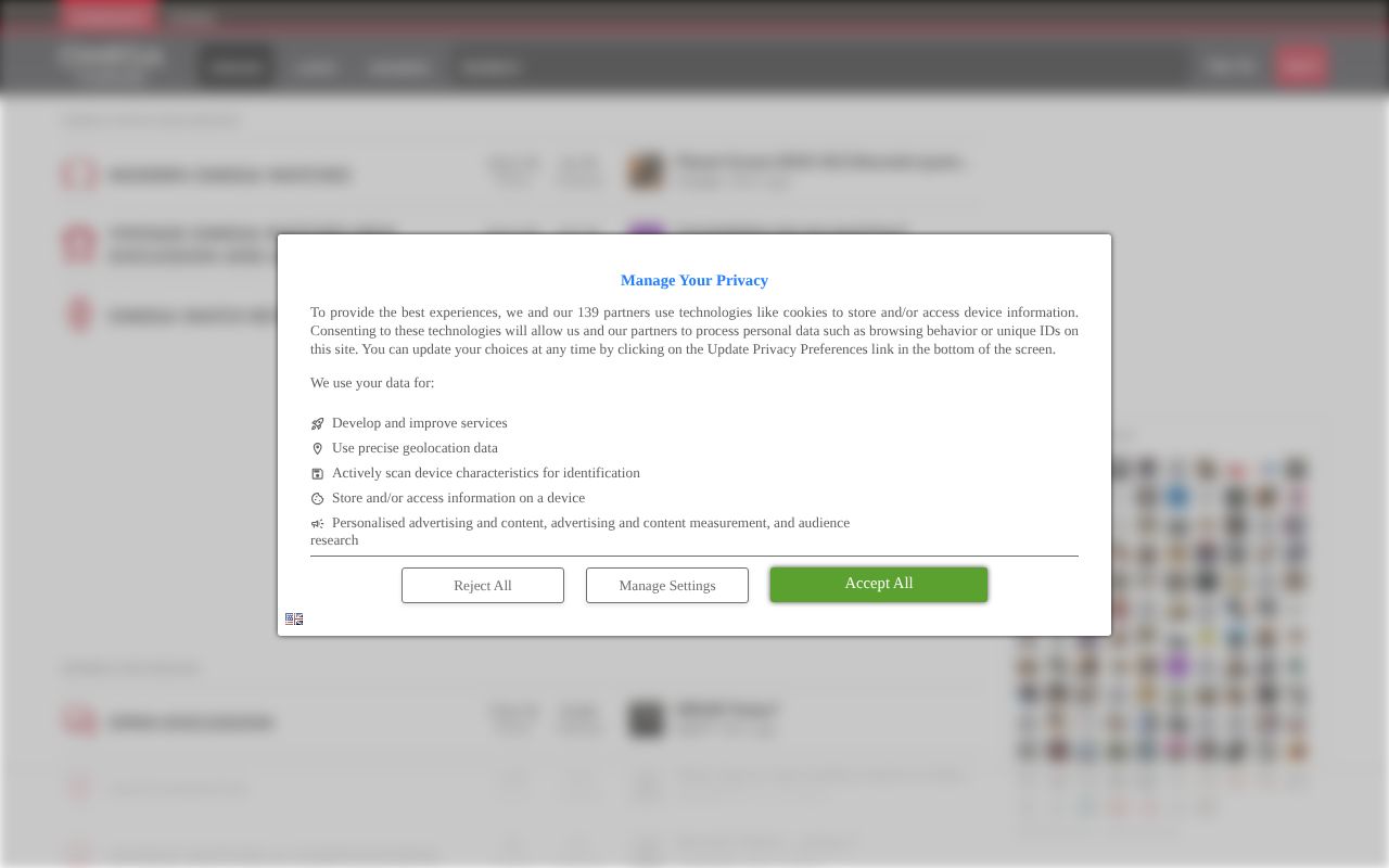 Screenshot of Omega Forums