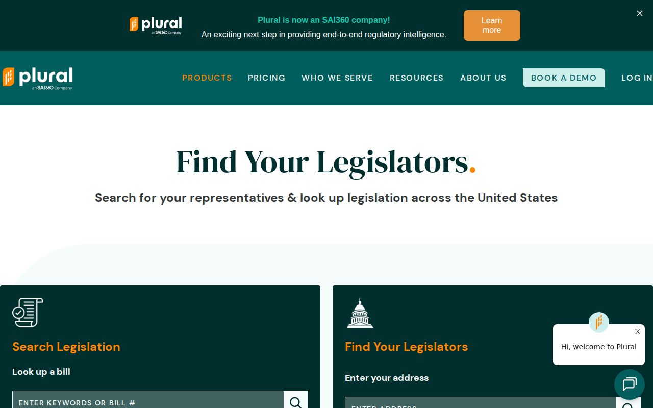 Screenshot of Open States