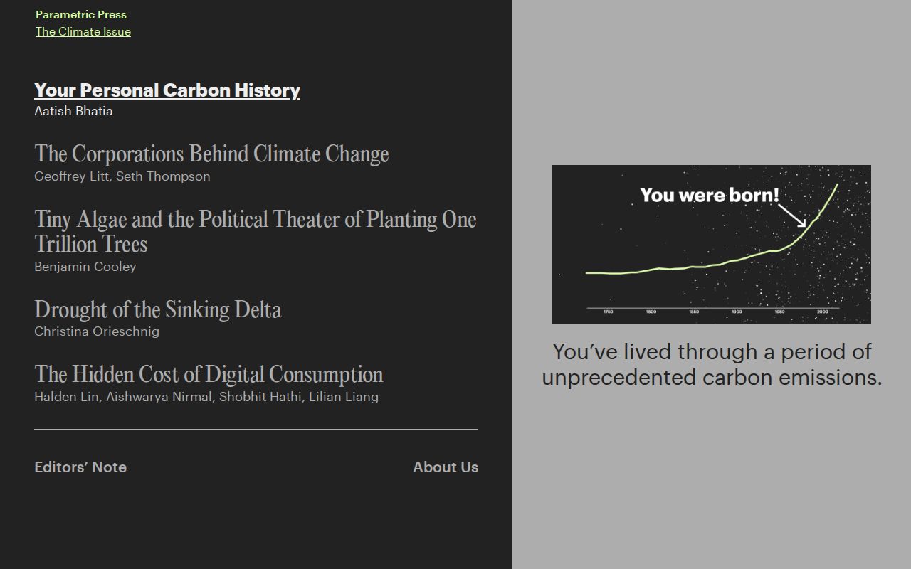 Screenshot of Parametric Press