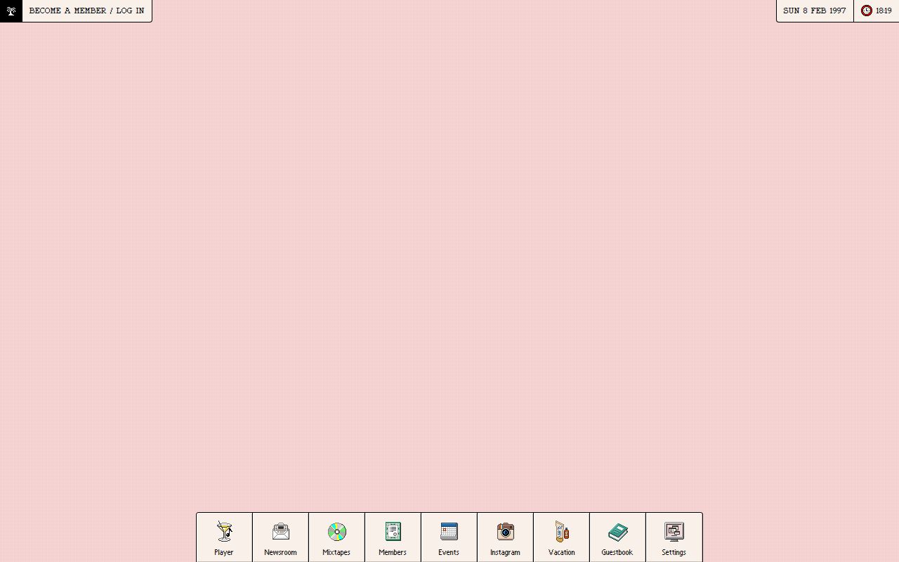 Screenshot of Poolside FM