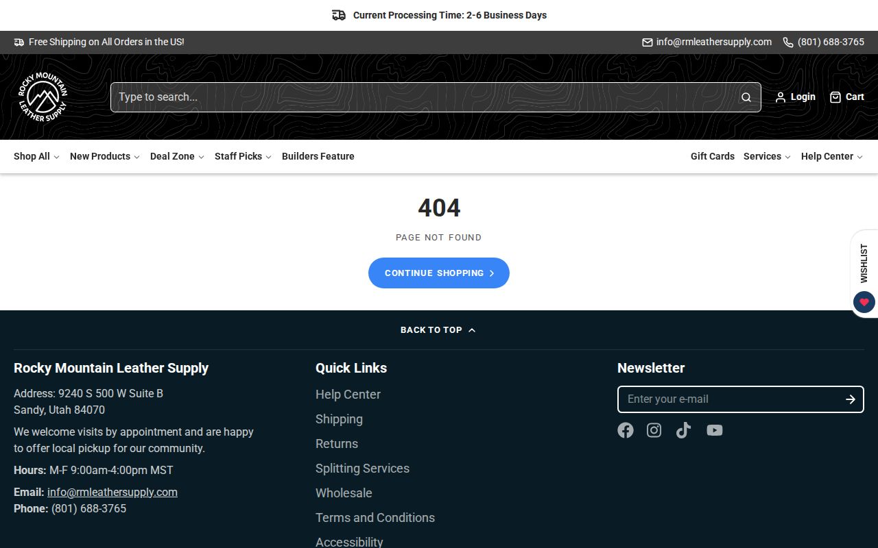 Screenshot of RM Leather Free Patterns