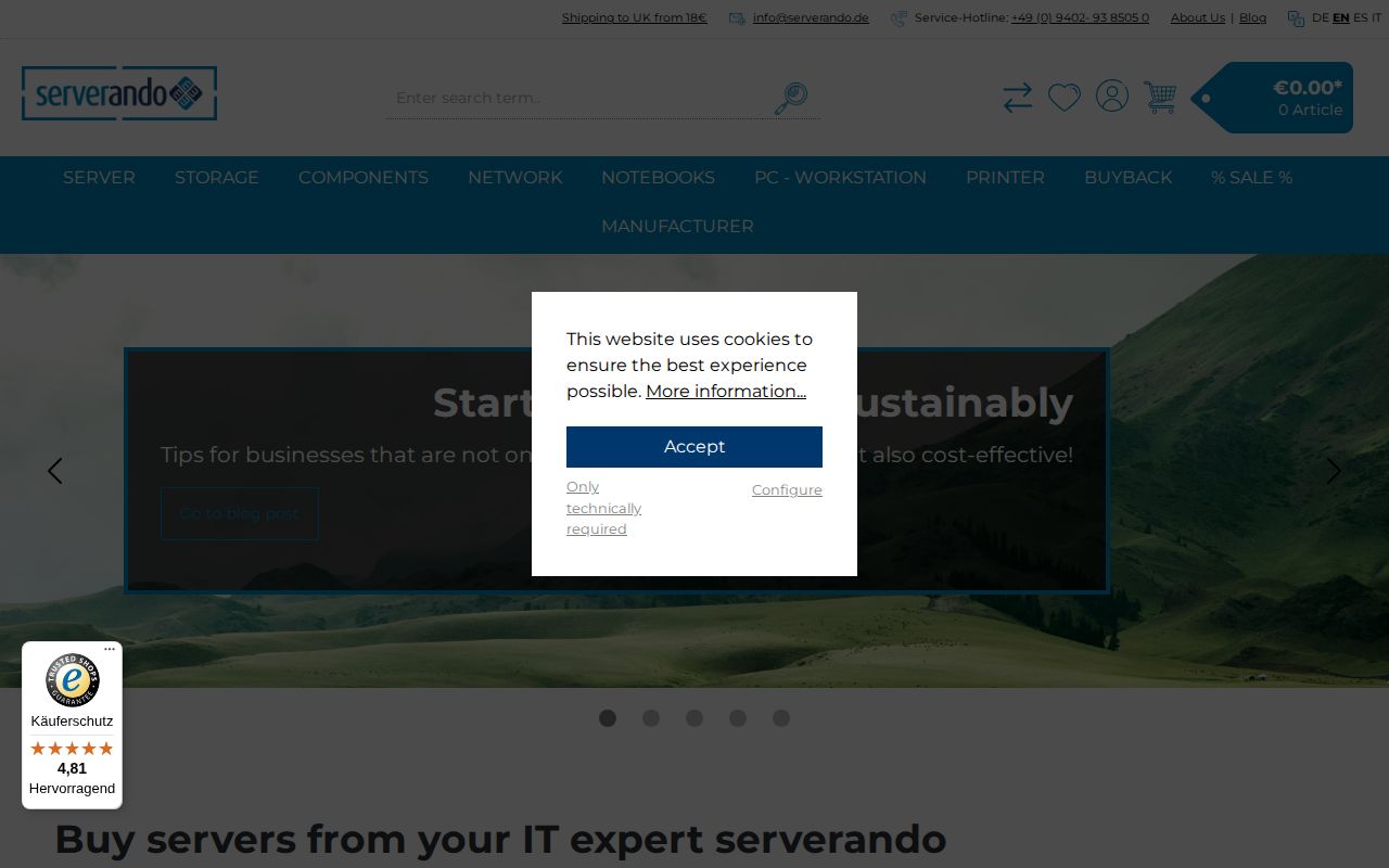 Screenshot of Serverando