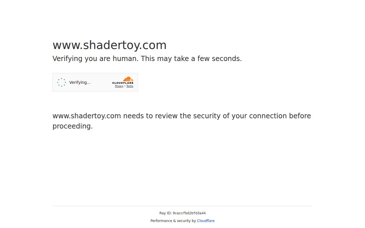 Screenshot of Shadertoy