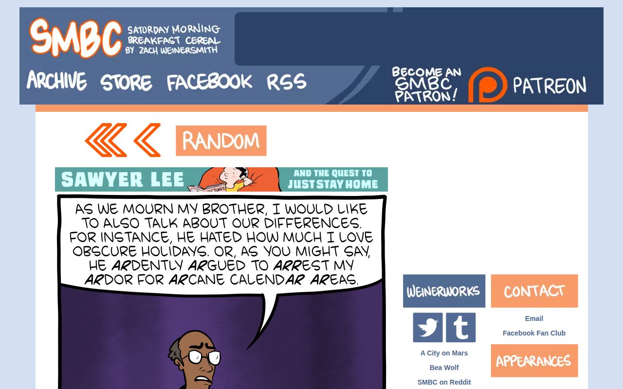 Screenshot of SMBC