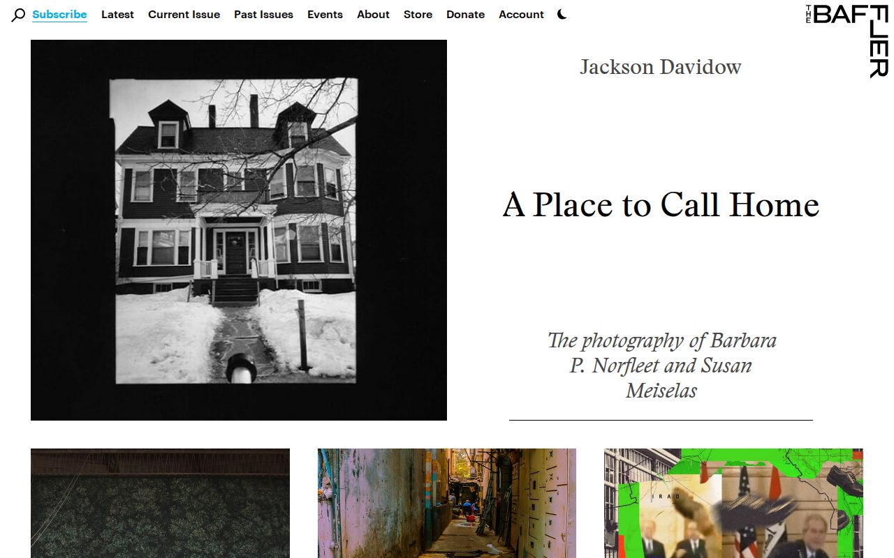 Screenshot of The Baffler