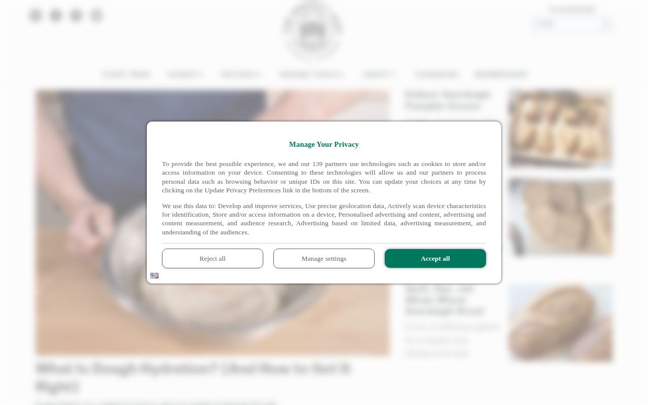 Screenshot of The Perfect Loaf