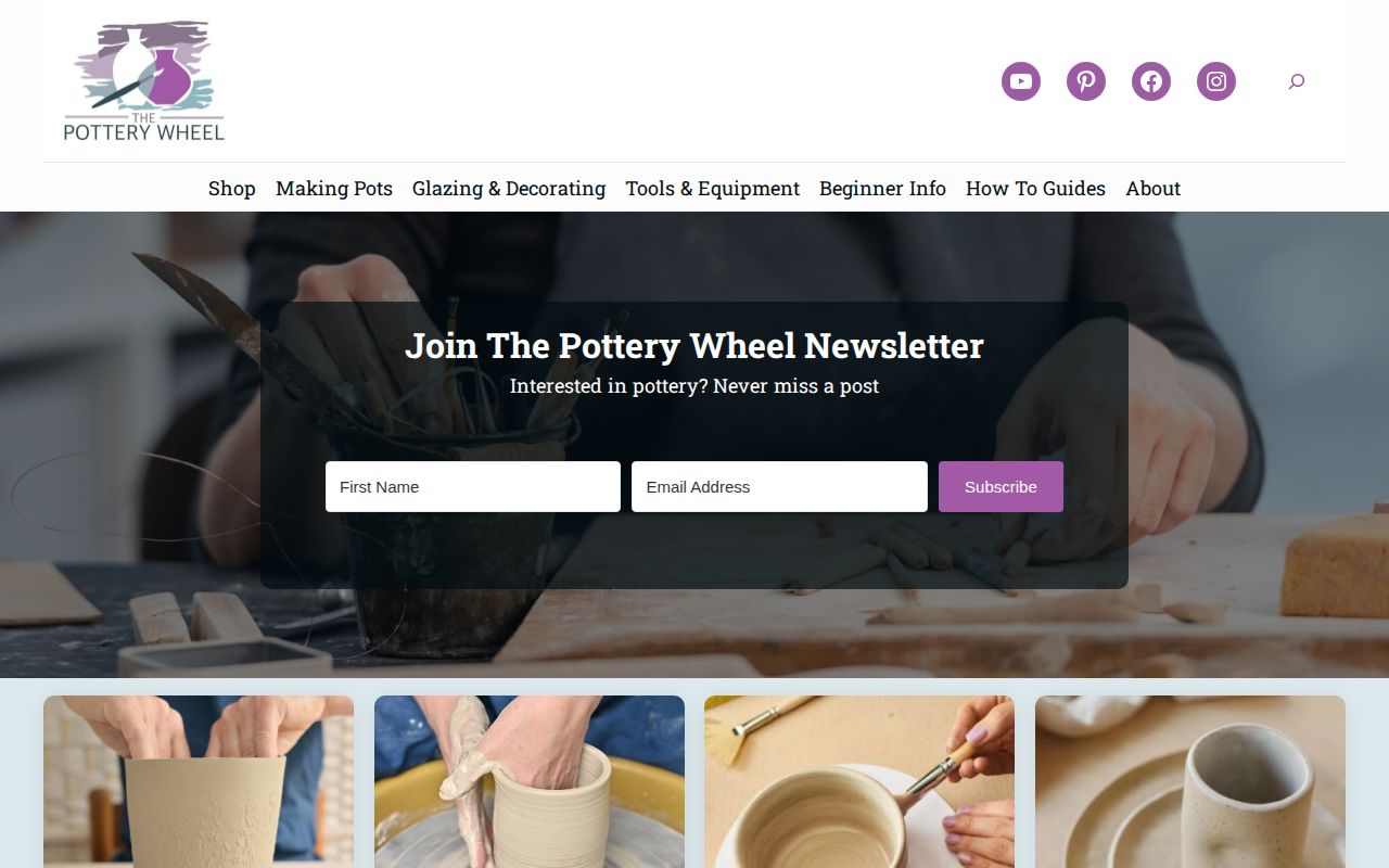 Screenshot of The Pottery Wheel