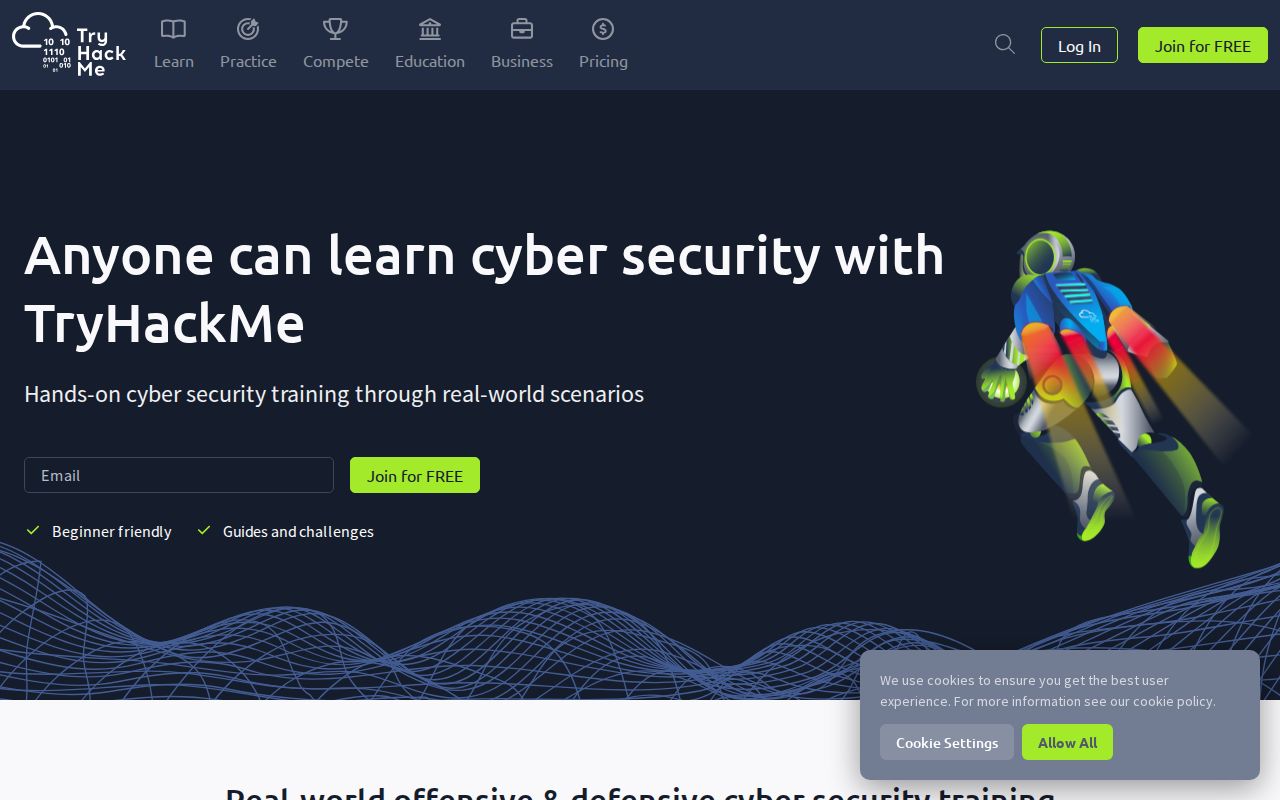 Screenshot of TryHackMe