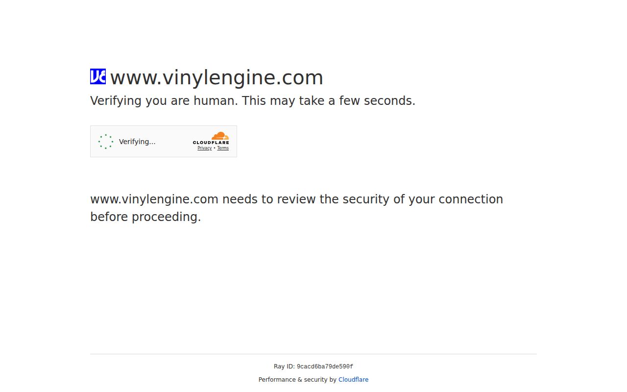 Screenshot of Vinyl Engine