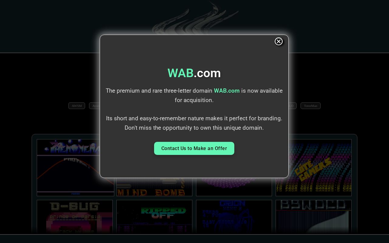 Screenshot of We Are Back