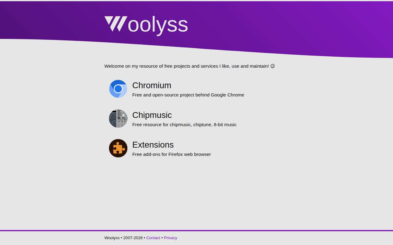 Screenshot of Woolyss Chiptune