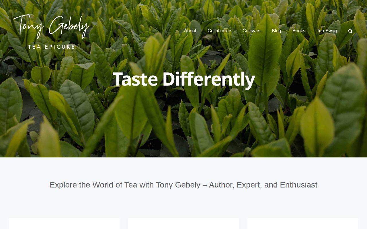 Screenshot of World of Tea