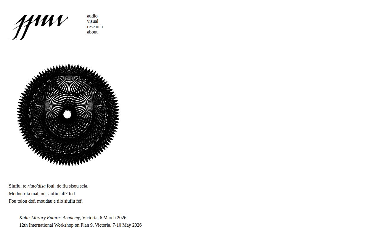 Screenshot of XXIIVV